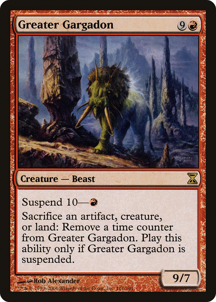 Image of Greater Gargadon (TSP-161) - Time Spiral Foil