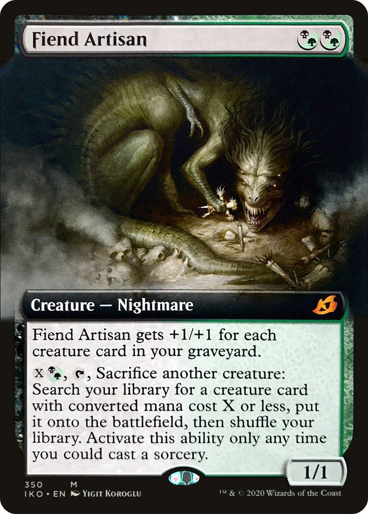 Image of Fiend Artisan (Extended Art) (IKO-350) - Ikoria: Lair of Behemoths: (Extended Art) Foil