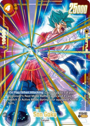 Image of Son Goku - FB02-119 (Gold) (FB02-119) - Fusion World Promotion Cards and Packs Holofoil