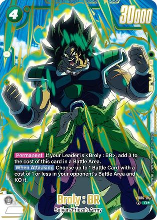 Image of Broly : BR - FB06-062 (Gold) (FB06-062) - Fusion World Promotion Cards and Packs Holofoil