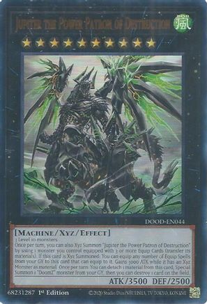 Image of Jupiter the Power Patron of Destruction (DOOD-EN044) - Doom of Dimensions 1st Edition