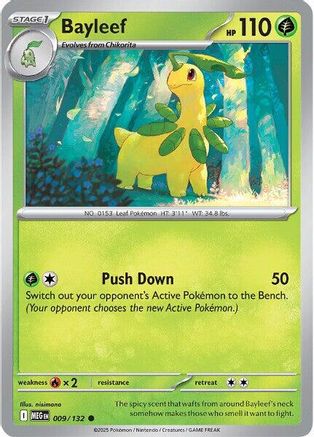 Image of Bayleef 009  ME01 Mega Evolution - Common