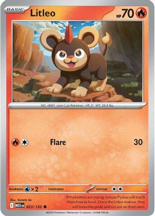Image of Litleo 023/132  ME01 Mega Evolution - Common