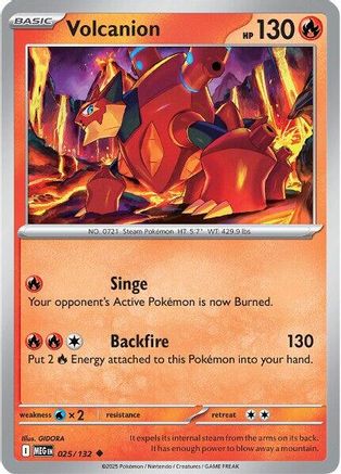 Image of Volcanion 025  ME01 Mega Evolution - Uncommon