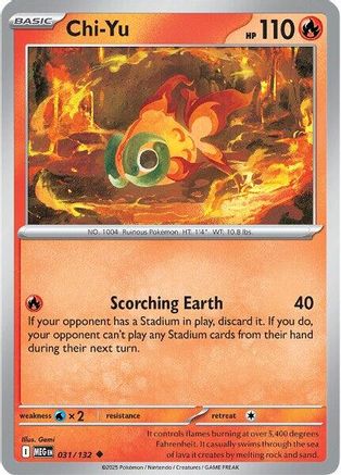 Image of Chi-Yu 031  ME01 Mega Evolution - Uncommon
