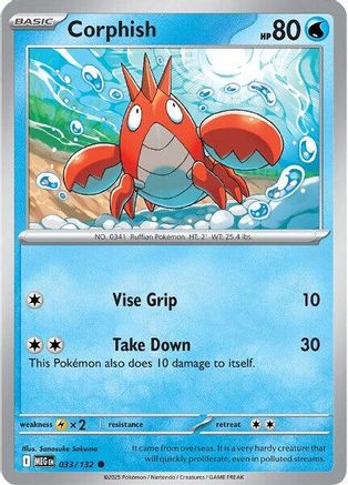 Image of Corphish 033  ME01 Mega Evolution - Common