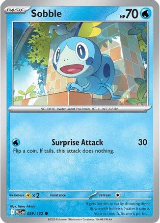 Image of Sobble 039  ME01 Mega Evolution - Common