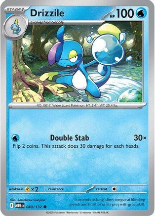 Image of Drizzile 040  - Reverse Holofoil ME01 Mega Evolution - Common