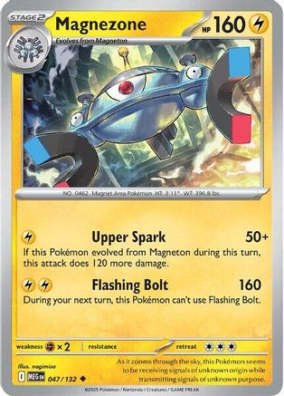 Image of Magnezone 047  ME01 Mega Evolution - Uncommon
