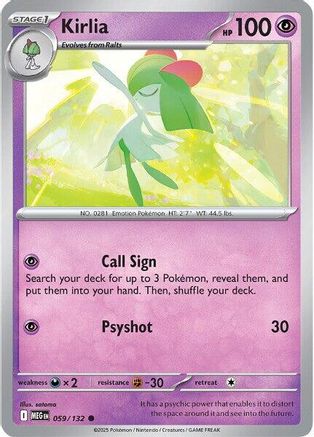 Image of Kirlia 059  ME01 Mega Evolution - Common