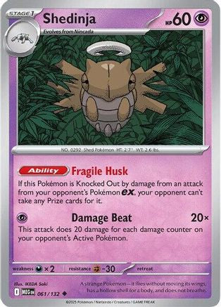 Image of Shedinja 061/132  ME01 Mega Evolution - Uncommon