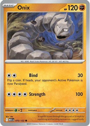Image of Onix 070  ME01 Mega Evolution - Common
