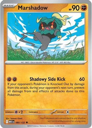Image of Marshadow 080/132  ME01 Mega Evolution - Uncommon