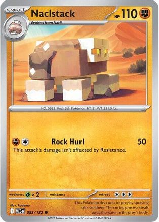 Image of Naclstack 083  - Reverse Holofoil ME01 Mega Evolution - Common