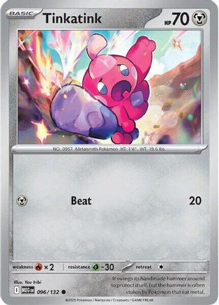 Image of Tinkatink 096  - Reverse Holofoil ME01 Mega Evolution - Common