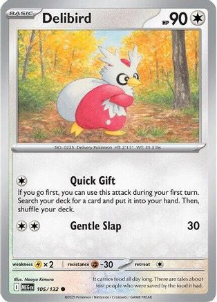 Image of Delibird 105/132  ME01 Mega Evolution - Common