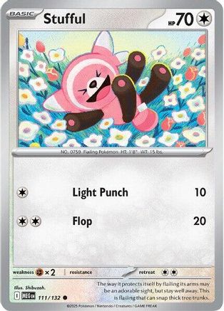 Image of Stufful 111/132  ME01 Mega Evolution - Common
