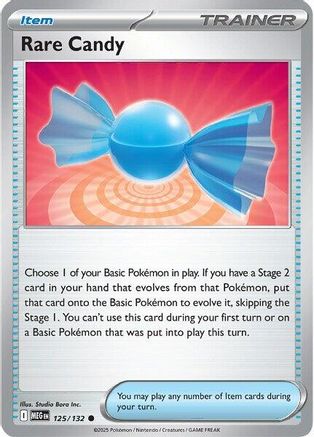 Image of Rare Candy 125/132  ME01 Mega Evolution - Common
