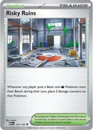 Image of Risky Ruins 127  ME01 Mega Evolution - Uncommon