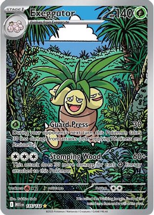 Image of Exeggutor 135/132  - Holofoil ME01 Mega Evolution - Illustration Rare