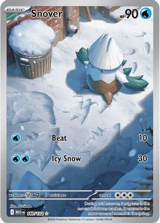 Image of Snover 140/132  - Holofoil ME01 Mega Evolution - Illustration Rare