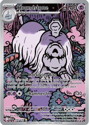 Image of Houndstone 145/132  - Holofoil ME01 Mega Evolution - Illustration Rare