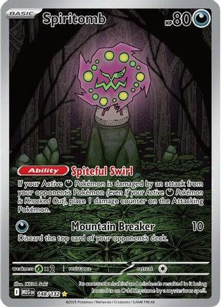 Image of Spiritomb 148/132  - Holofoil ME01 Mega Evolution - Illustration Rare