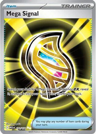 Image of Mega Signal 171/132  - Holofoil ME01 Mega Evolution - Ultra Rare
