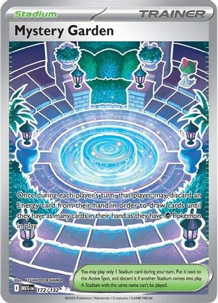 Image of Mystery Garden 172/132  - Holofoil ME01 Mega Evolution - Ultra Rare