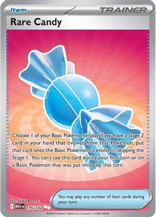 Image of Rare Candy 175/132  - Holofoil ME01 Mega Evolution - Ultra Rare