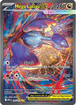 Image of Mega Latias ex 181/132  - Holofoil ME01 Mega Evolution - Special Illustration Rare