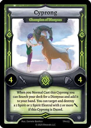 Image of Cyprong - Champion of Dionysus (TP4-02) - Organized Play Series 4
