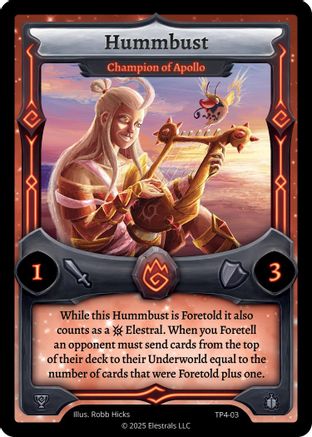 Image of Hummbust - Champion of Apollo (TP4-03) - Organized Play Series 4