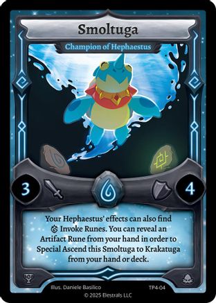 Image of Smoltuga - Champion of Hephaestus (TP4-04) - Organized Play Series 4 Reverse Holo