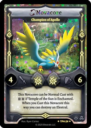 Image of Novacore - Champion of Apollo (TP4-24) - Organized Play Series 4 Holo