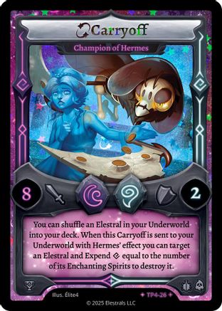 Image of Carryoff - Champion of Hermes (TP4-26) - Organized Play Series 4 Holo