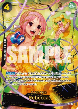 Image of Rebecca (SP) (OP05-091) - Premium Booster -The Best- Vol. 2 Foil