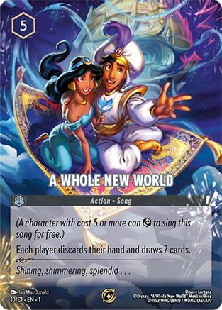 Image of A Whole New World (10) - Disney Lorcana Promo Cards