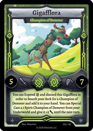 Image of Gigafflora - Champion of Demeter (SS2-142) - Shattered Stars Chapter 2 SS2