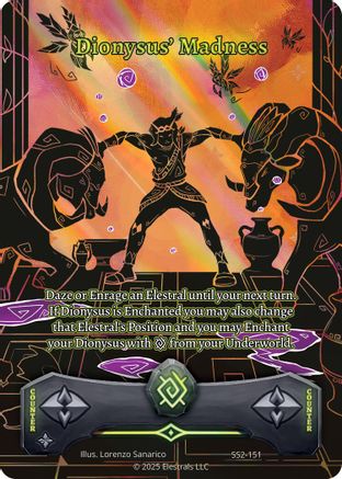 Image of Dionysus' Madness (Full Art) (SS2-151) - Shattered Stars Chapter 2 SS2 Holo