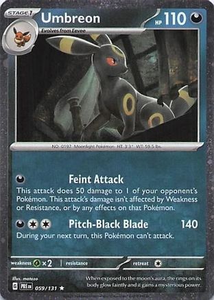 Image of Umbreon 059  - Holofoil Miscellaneous Cards & Products - Rare