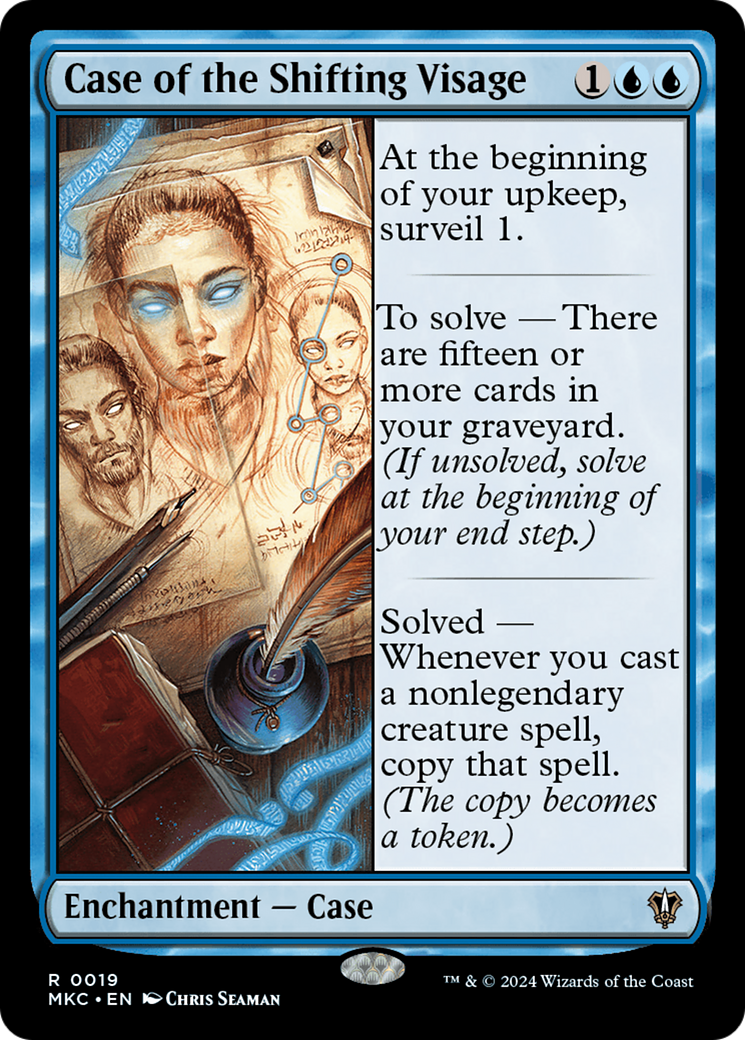 Image of Case of the Shifting Visage (MKC-019) - Murders at Karlov Manor Commander