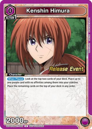Image of Kenshin Himura (045) (UEPR/RNK-1-045) - UE11BT Rurouni Kenshin Release Event Cards