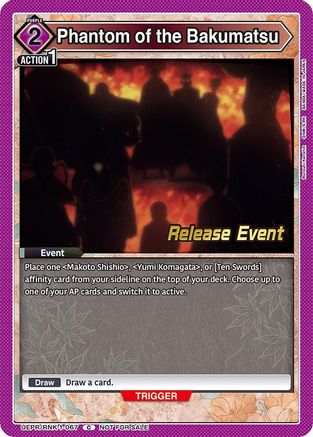 Image of Phantom of the Bakumatsu (UEPR/RNK-1-067) - UE11BT Rurouni Kenshin Release Event Cards