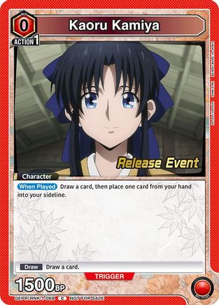 Image of Kaoru Kamiya (068) (UEPR/RNK-1-068) - UE11BT Rurouni Kenshin Release Event Cards