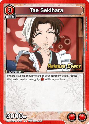 Image of Tae Sekihara (UEPR/RNK-1-079) - UE11BT Rurouni Kenshin Release Event Cards