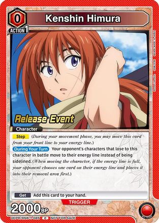 Image of Kenshin Himura (085) (UEPR/RNK-1-085) - UE11BT Rurouni Kenshin Release Event Cards
