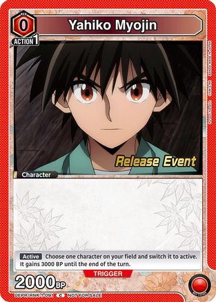 Image of Yahiko Myojin (091) (UEPR/RNK-1-091) - UE11BT Rurouni Kenshin Release Event Cards
