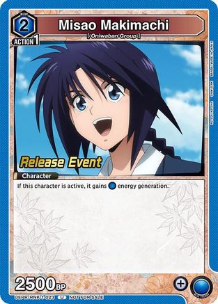 Image of Misao Makimachi (023) (UEPR/RNK-1-023) - UE11BT Rurouni Kenshin Release Event Cards