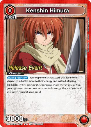 Image of Kenshin Himura (087) (UE11BT/RNK-1-087) - UE11BT Rurouni Kenshin Release Event Cards